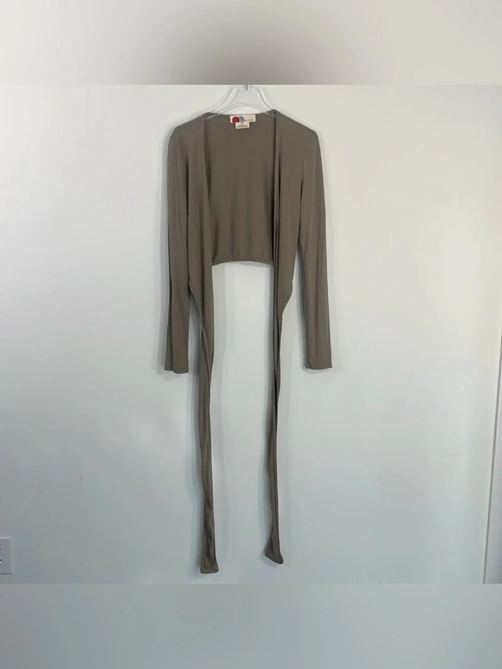 Free People Beach Olive Wrap Surplice Top Sz S